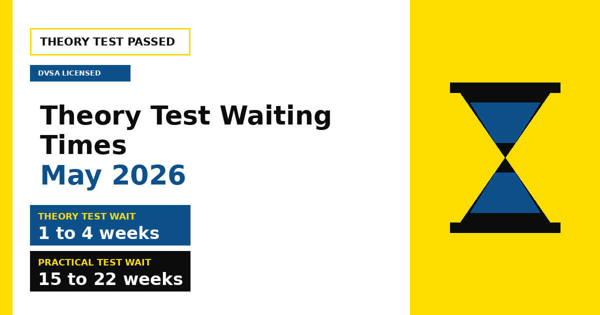 Theory Test Waiting Times in May 2026: How Long By Region, and How to Cut the Wait