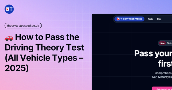 🚗 How to pass the theory test (All vehicle types – 2026)